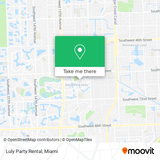 Luly Party Rental map