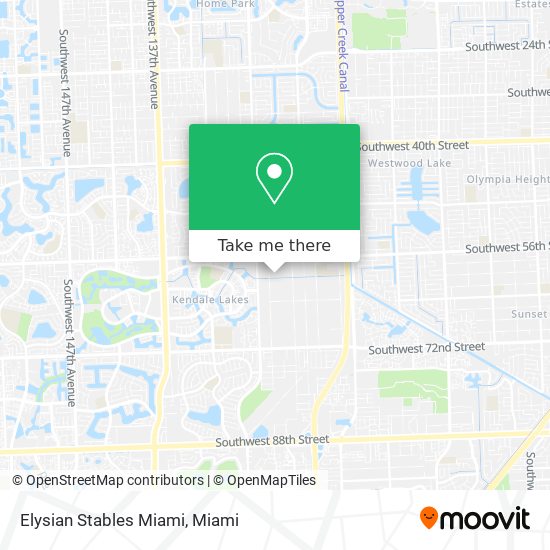 Elysian Stables Miami map