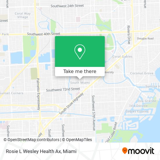 Rosie L Wesley Health Ax map