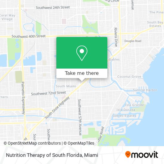 Nutrition Therapy of South Florida map