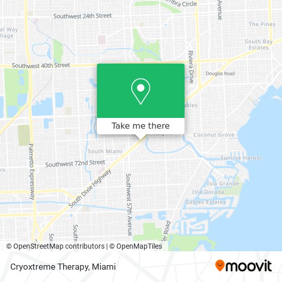 Cryoxtreme Therapy map