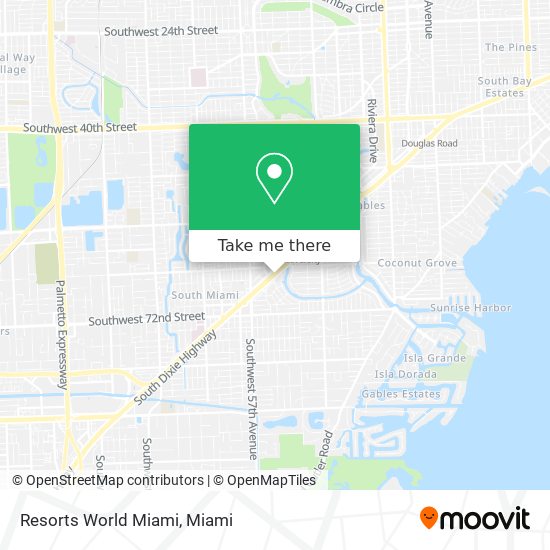 Mapa de Resorts World Miami