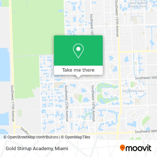 Mapa de Gold Stirrup Academy