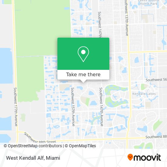 West Kendall Alf map