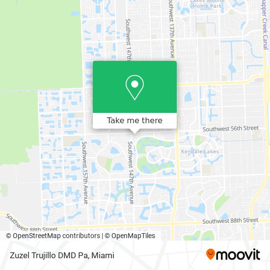 Zuzel Trujillo DMD Pa map