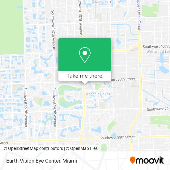 Earth Vision Eye Center map