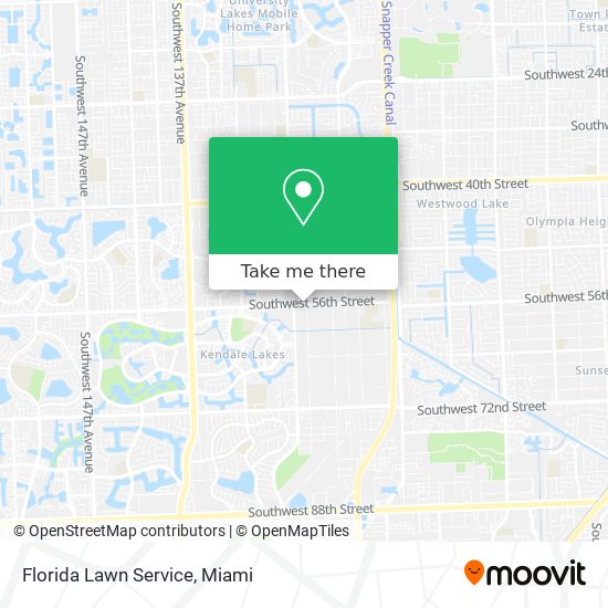 Mapa de Florida Lawn Service