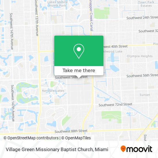 Mapa de Village Green Missionary Baptist Church