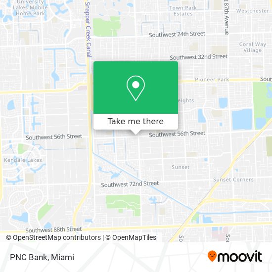 PNC Bank map