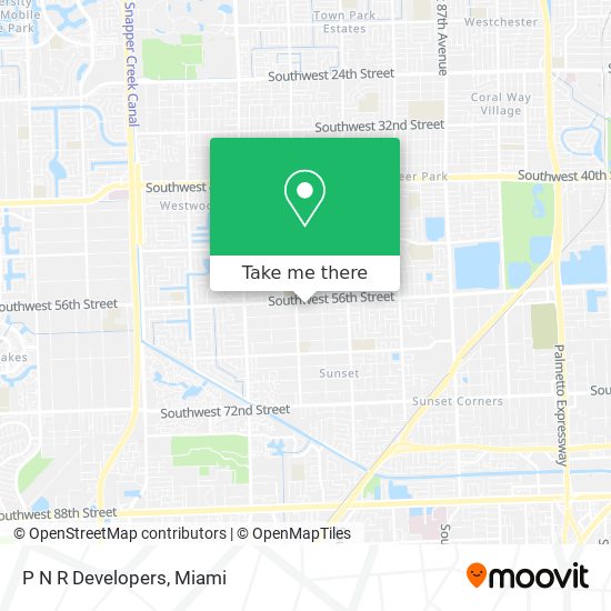 Mapa de P N R Developers