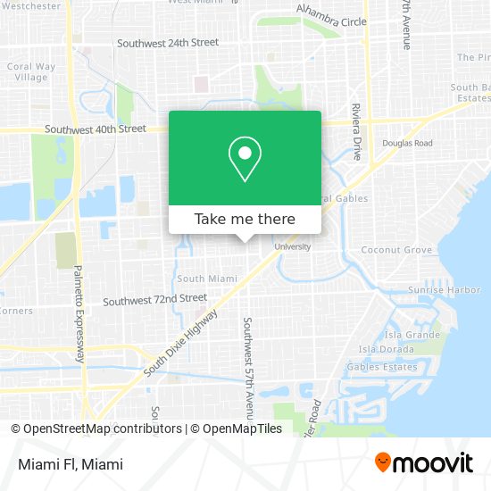 Mapa de Miami Fl