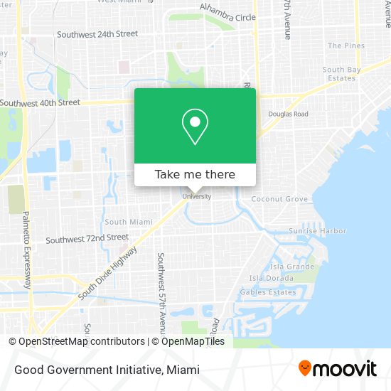 Mapa de Good Government Initiative