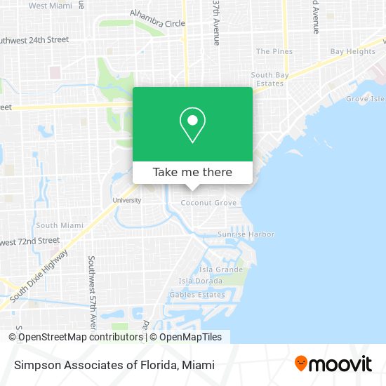 Mapa de Simpson Associates of Florida