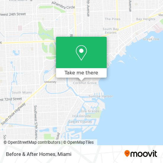 Before & After Homes map