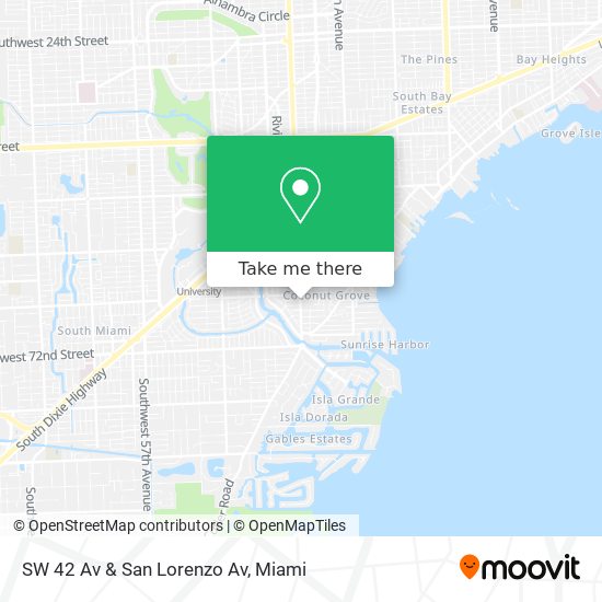 Mapa de SW 42 Av & San Lorenzo Av