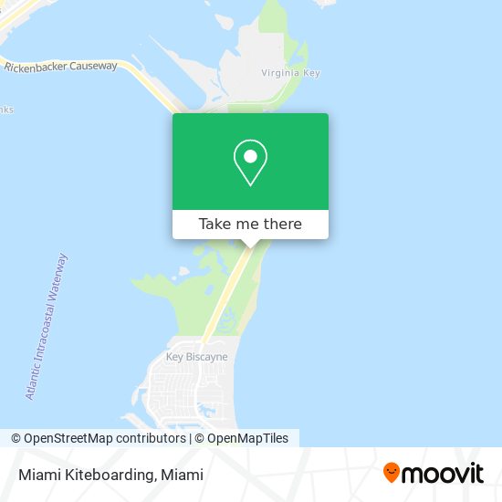 Mapa de Miami Kiteboarding