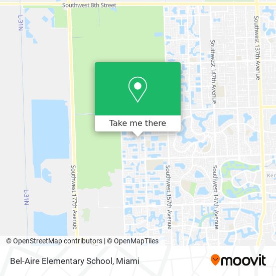 Mapa de Bel-Aire Elementary School