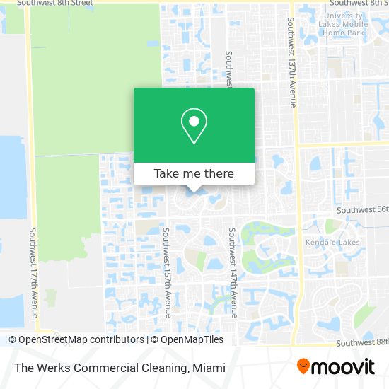 The Werks Commercial Cleaning map