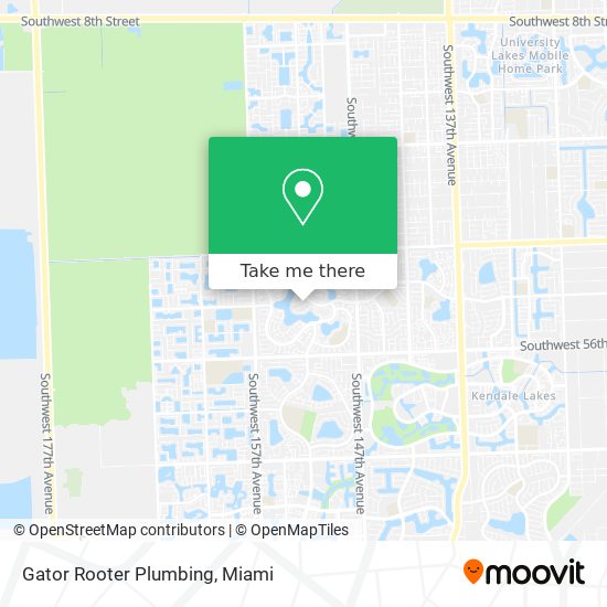 Gator Rooter Plumbing map