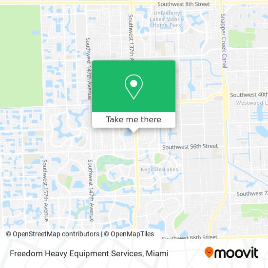 Mapa de Freedom Heavy Equipment Services