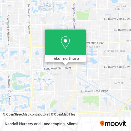 Mapa de Kendall Nursery and Landscaping
