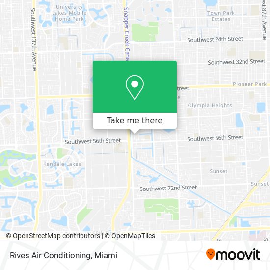Rives Air Conditioning map