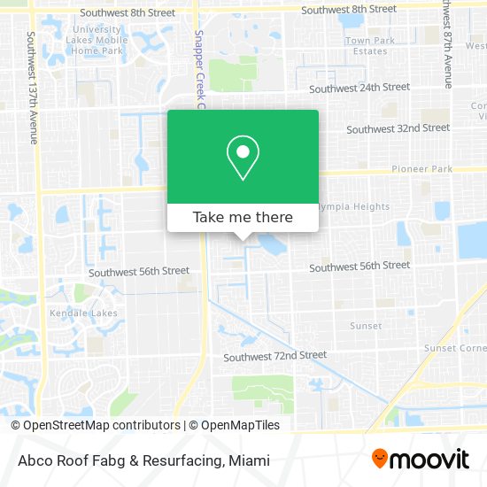 Abco Roof Fabg & Resurfacing map