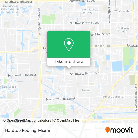 Hardtop Roofing map