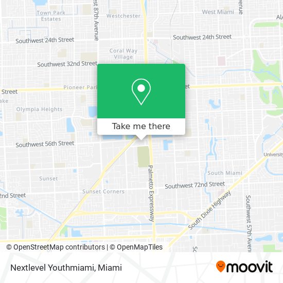 Mapa de Nextlevel Youthmiami