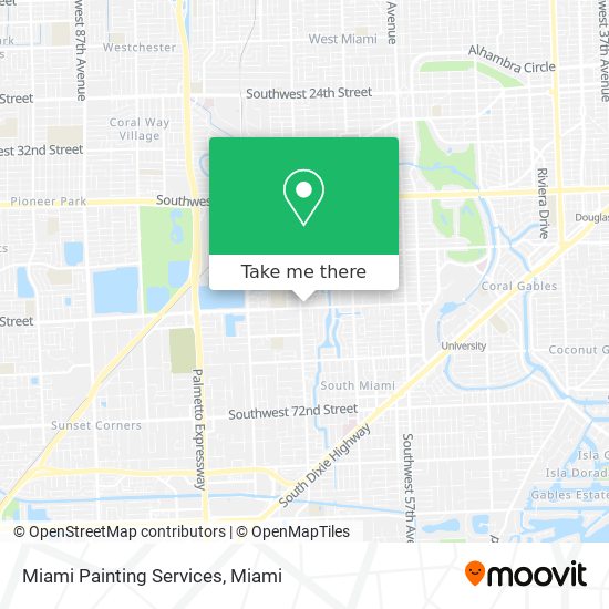 Miami Painting Services map