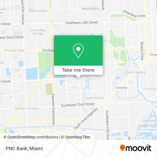 PNC Bank map