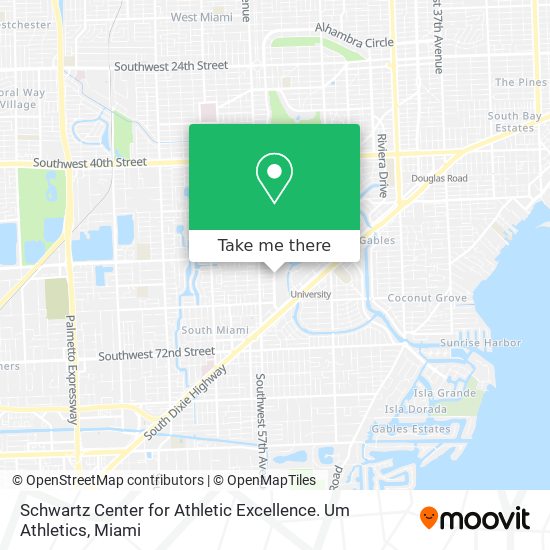 Schwartz Center for Athletic Excellence. Um Athletics map