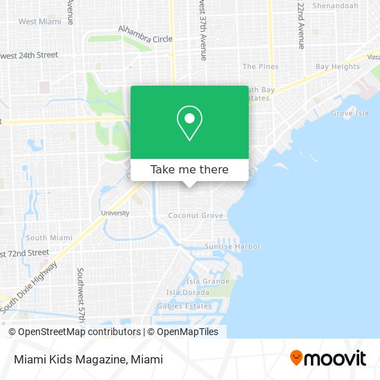 Mapa de Miami Kids Magazine