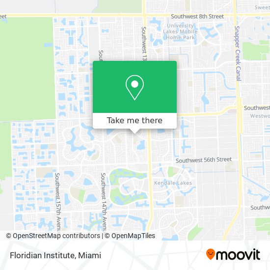 Floridian Institute map