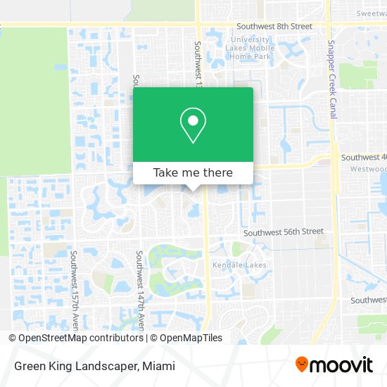 Green King Landscaper map