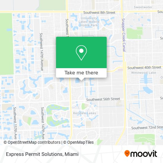 Express Permit Solutions map