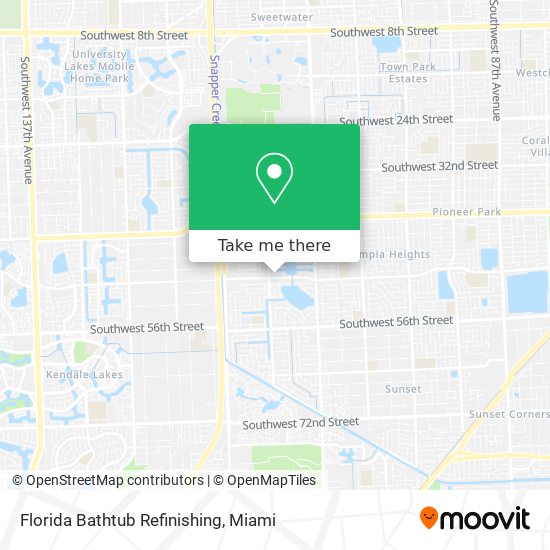 Florida Bathtub Refinishing map