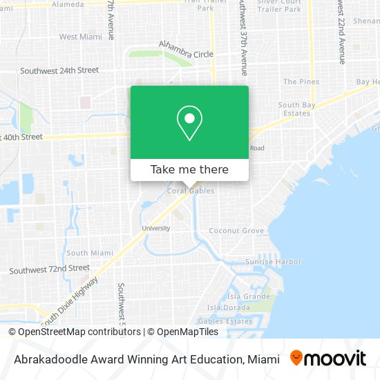 Abrakadoodle Award Winning Art Education map