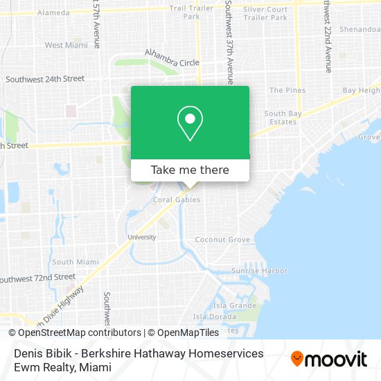 Denis Bibik - Berkshire Hathaway Homeservices Ewm Realty map