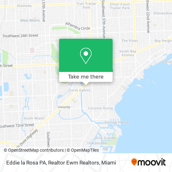 Mapa de Eddie la Rosa PA, Realtor Ewm Realtors