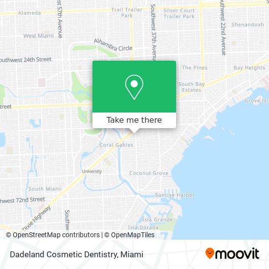 Dadeland Cosmetic Dentistry map