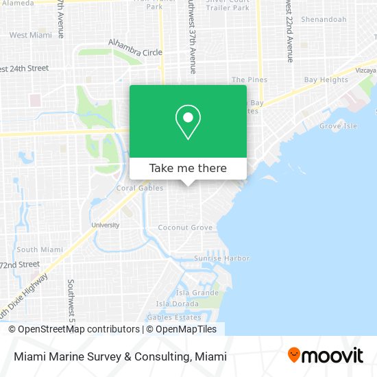 Mapa de Miami Marine Survey & Consulting
