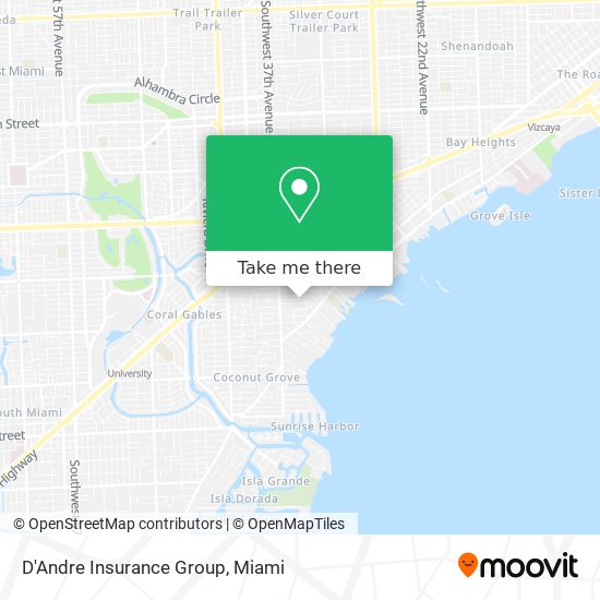 D'Andre Insurance Group map
