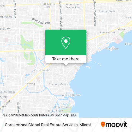 Cornerstone Global Real Estate Services map