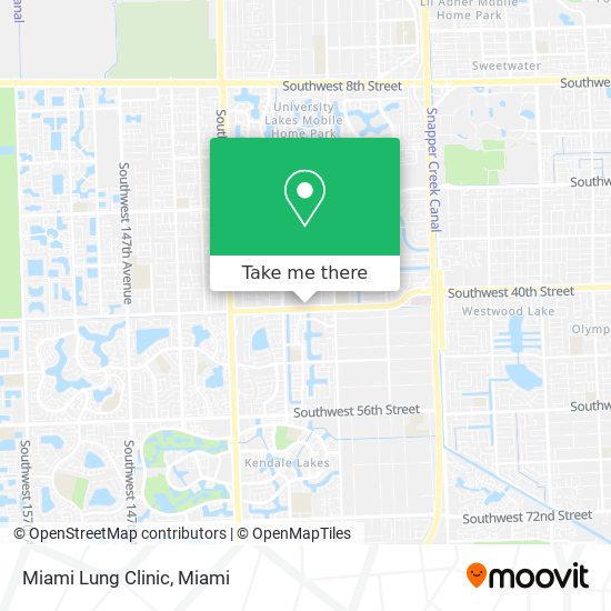 Miami Lung Clinic map