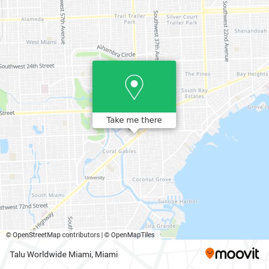Mapa de Talu Worldwide Miami