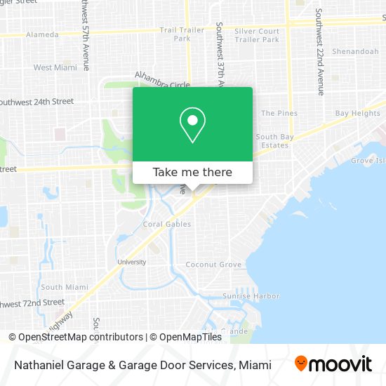 Nathaniel Garage & Garage Door Services map