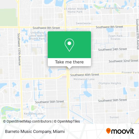 Barreto Music Company map