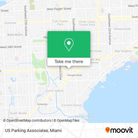 US Parking Associates map