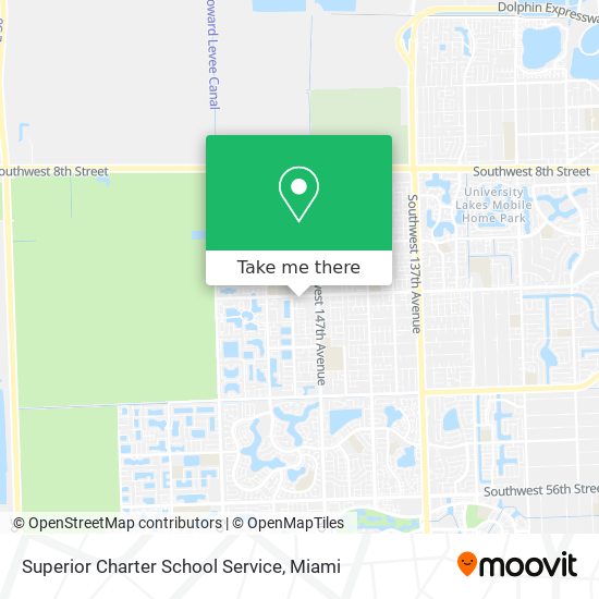 Superior Charter School Service map